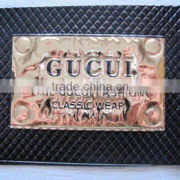 PU Leather Labels for Jeans Bags Clothing PU Jeans Labels photo-4
