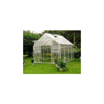 Sturdy Aluminum 4mm UV Twin-wall Polycarbonate for Greenhouses 8\' X 8\'