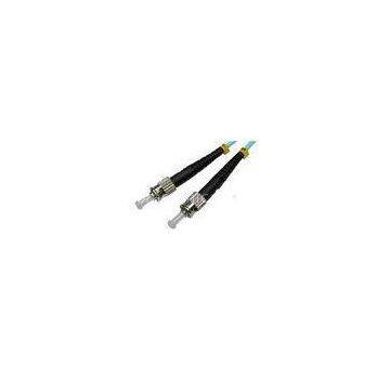 Black FTTH simplex ST Fiber Optic Connector with Ferrule , PC / UPC