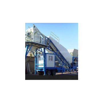 Mobile Ready Mixed Concrete Batching Plant YHZS60 for sale