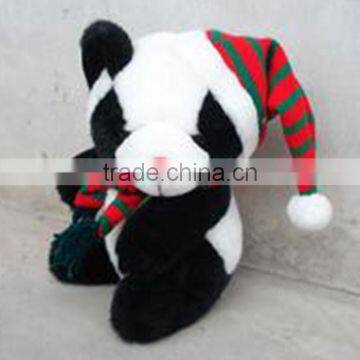 20cm plush panda bear for christmas gift factory price