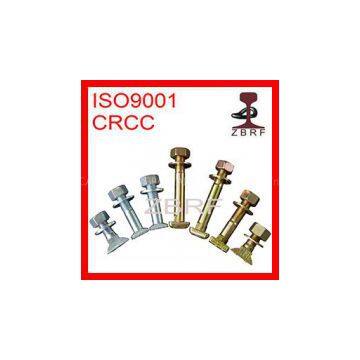 Zinc Plated Insert Bolt With Nut and Washer for Railway photo-2