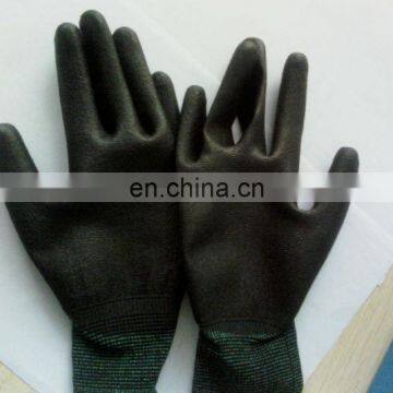 EN388,Black palm coated glove,ESD black gloves