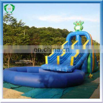 HI biggest commercial grade water slide, pool kids or adults inflatable water slide