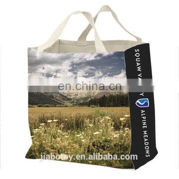 High Quality Non Woven cloth shopping bag and no woven WPP bag custom design logo American printed landscape