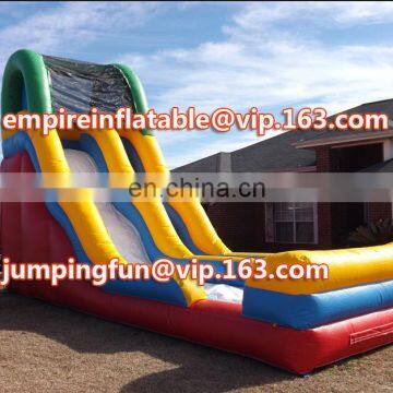 Interesting double lane mediun size inflatable water slide for sale ID-SLM067