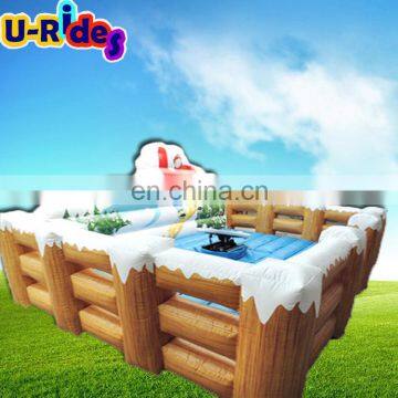 Cheap Hot Durable Inflatable Mechanical Snowboard Surf Simulator Ride Games