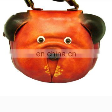 promotional Cute Animal Shaped coin purse wholesale women genuine leather coin purse/Change Purse/coin case MCP-0110