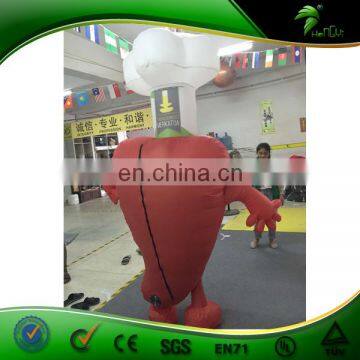 Walking Inflatable Dancer Man / Inflatable Red Pepper For Promotion Event / Custom Advertising Inflatable Costume photo-5