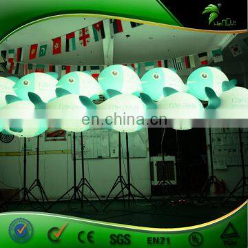 Tripod Bracket Artificial Fish Shape Light Inflatable LED Fish Replica Balloon Hot Air Balloon Decor Party photo-6