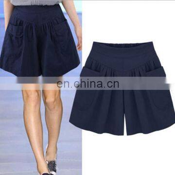fashion 2017 summer short trousers loose shorts pants with pockets for women