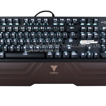 TEAMWOLF Wired Mechanical Gaming Keyboard X17 photo-2