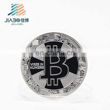 Custom Design 3d Logos Have Stock Molds Gold Silver Copper Plating Bitcoin Promotion Coin photo-3
