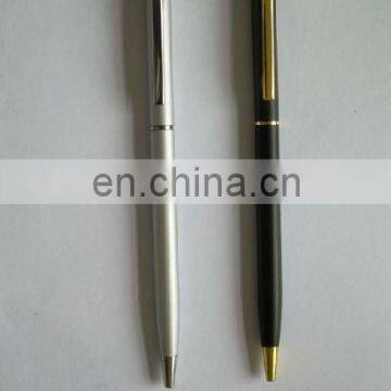 Metal hotel twist ball pen