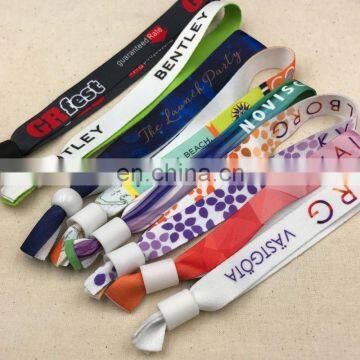 High Quality Hot Sell Event Promotion Fabric Polyester Wristband photo-6