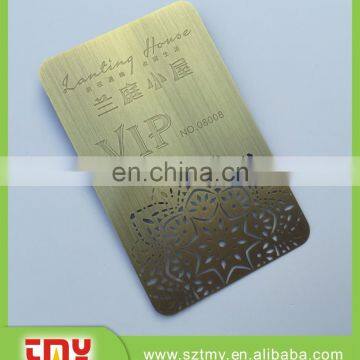 Factory price stainless steel metal business cards