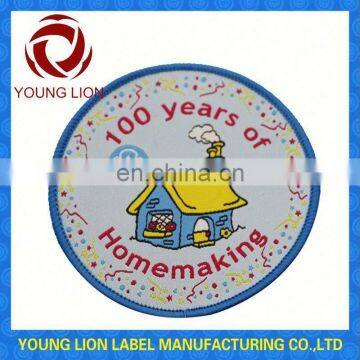 high definition woven clothing badge