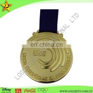 2017 Best selling custom gold commemorative metal medals