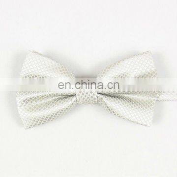 Men cheap elegant solid mum yarn dyed polyester bow ties