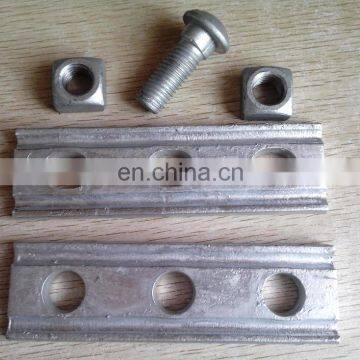 High Quality Hot Dip Galvanized transmission line hardware Pole Clamp For Electric Line Fitting