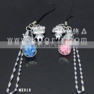 Disco ball mobile phone strap MX010