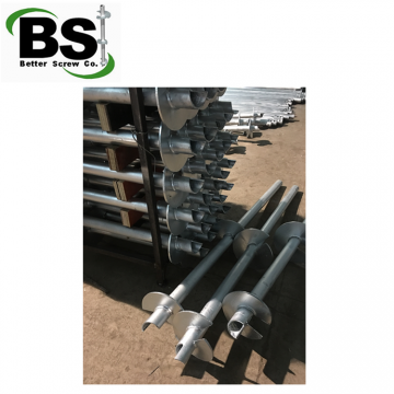 Sale helical poles/helical piles/helical piers for France