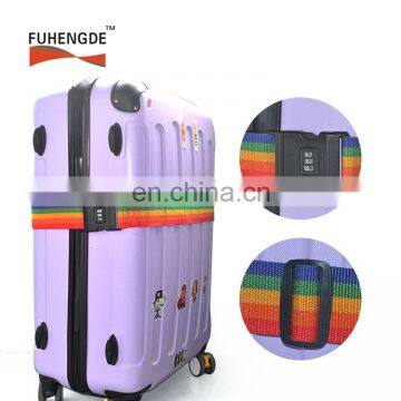 Luggage Strap With Coded Lock With Plastic Buckle For Suitcase, Fashion Colorful Luggage Strap Suitcase Travel Belt photo-4