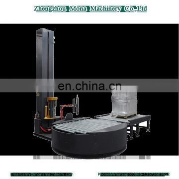 Forklift type pallet wrapping machine convenient and efficient shrink film wrapper machine