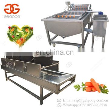 Factory Price Air Bubble Food Cleaning Fruit Washing Vegetable Blanching Machine