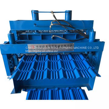 Metal Roofing Sheet Double Layer Tile Press Cold Making Roll Forming Machine