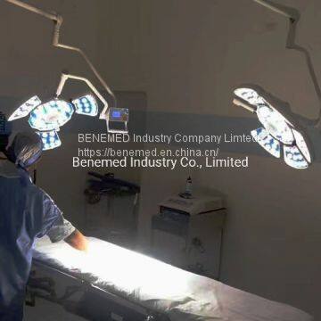 Ceiling Mounted Shadowless LED Surgical Lamp Double Dome V5+7 photo-4
