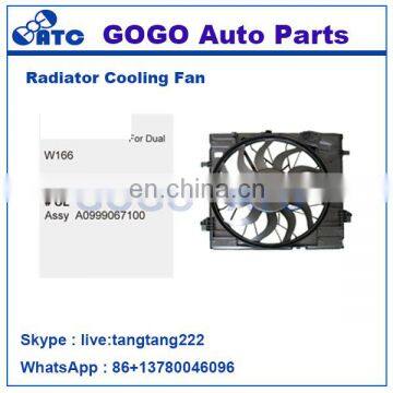 12v DC CAR Radiator A/C Cooling Fan Motor for W166 OEM A0999067100