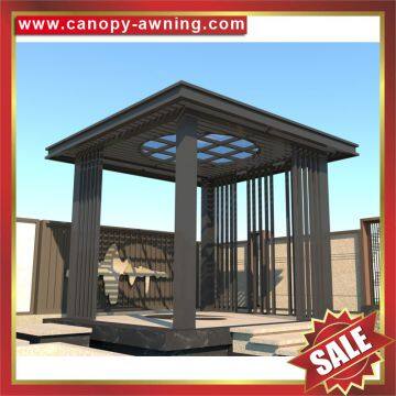 hot sale Modern outdoor hotel villa park garden aluminium aluminum alu gazebo pavilion shelter cover canopy awning