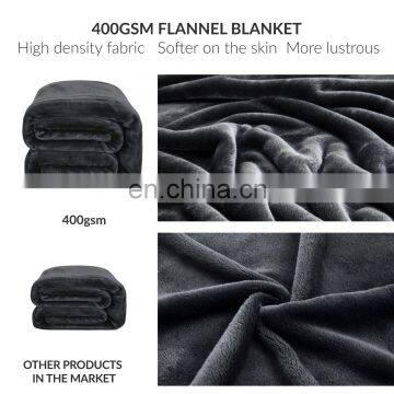 2020 Wholesale Sublimation Lightweight Super Soft Throw Ultimate Flannel Blanket photo-4