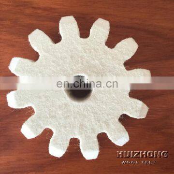High Quality Customized M2 M3 Industrial Wool Felt Wheel Gear