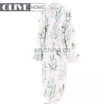 Unisex Western Super Soft All Pattern Accept Printed Waffle Cotton Hotel Bathrobe photo-3