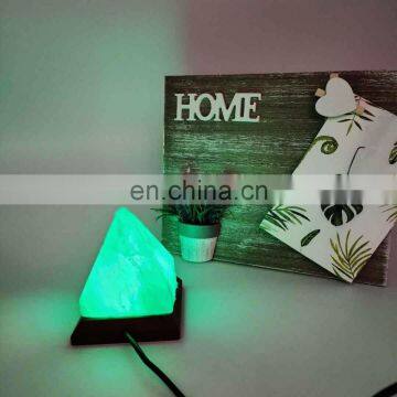 Himalayan Crystal Salt Rock USB Lamp LED Night Light