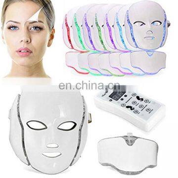 Professional 7 Color LED Neck Face Mask PDT Facial LED Photon Light Therapy Mask Beauty Equipment photo-3