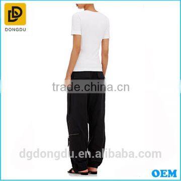 China Factory Wholesale OEM Design Lady White T Shirt 2016 photo-3