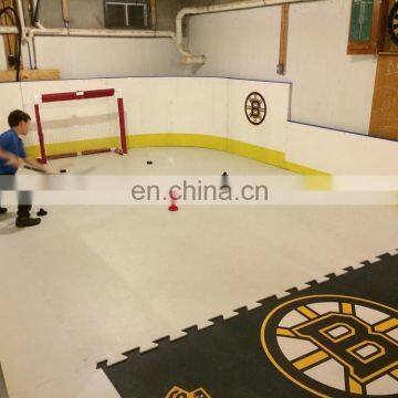 inflatable backyard ice rink,white skating panel,indoor hockey flooring,synthetic Ice skating rink