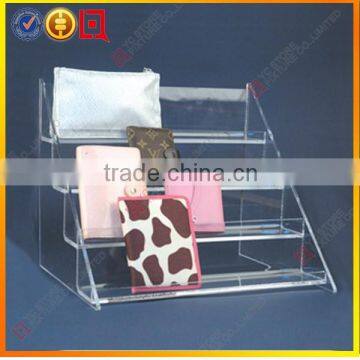 Acrylic wallet display rack, wallet display stand