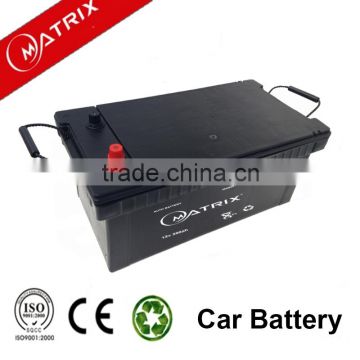 Car batteries high capacity efficient12V 200AH mf lead acid battery