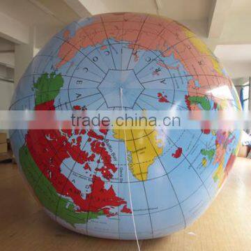 fllying inflatable globe balloons for promotion