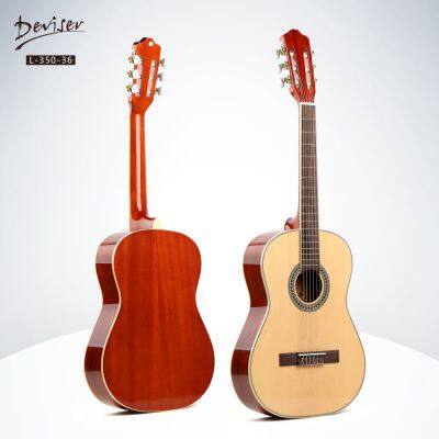 Deviser 36 inch thin body classical guitar L350 guitar OEM made in China for sale