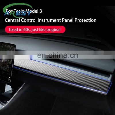 Car Central Control Instrument Panel Protection for Tesla Mode 3 2021 Central Console Package Kit Protection for Model3 Dropship