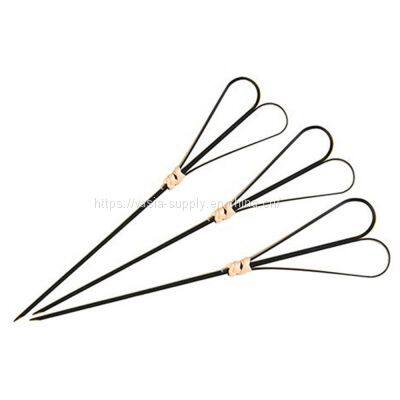 9cm 10cm 12cm 15cm Scissors Heart-shaped Bamboo Skewers photo-5
