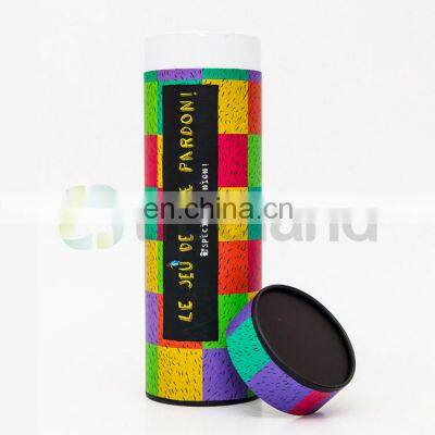 Round Luxury Cardboard Tube Gift Box t Shirt Wholesale Packaging photo-5