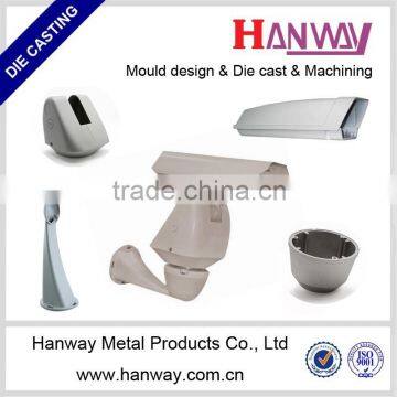 China die casting factory sand blasting powder coating aluminum die casting cctv camera housing