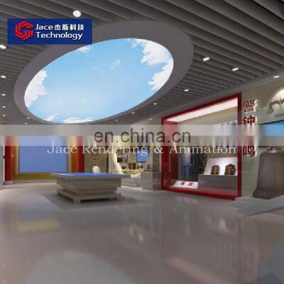 Exhibition Hall Building 3dmax Internal Architectural Rendering photo-4