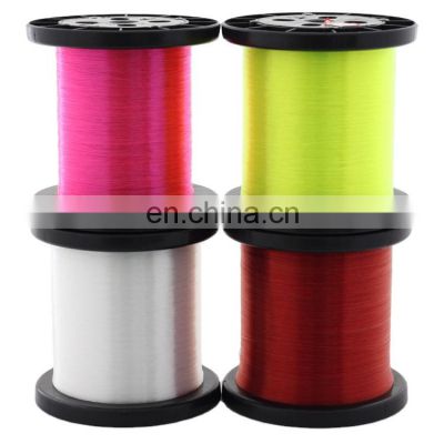 Factory direct export  high strength high tenacity 0.1mm-0.3mm colored nylon monofilament fishing line 5000yds